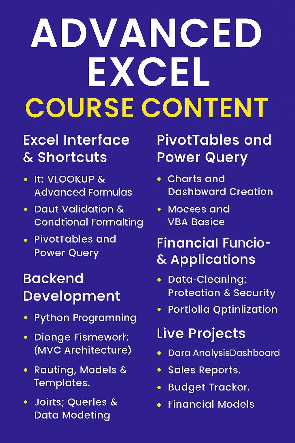 Advanced Excel Course in Haldwani | IT Planet